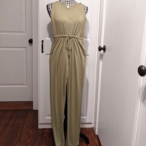 Tie waist jumpsuit